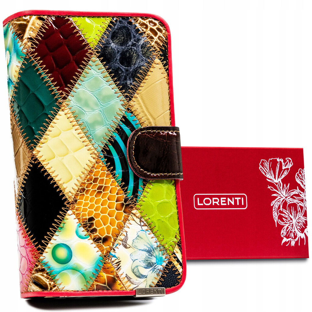 Naisten lompakko aitoa nahkaa Lorenti Diamond Mix hinta ja tiedot | Naisten lompakot | hobbyhall.fi
