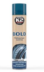Aerosolinen kiillotusaine renkaisiin K2 Bold, 600 ml hinta ja tiedot | K2 Autotuotteet | hobbyhall.fi