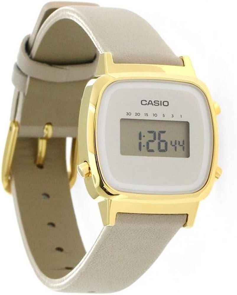 Casio Ladies Digital Quartz -kello oikealla nahkarannekkeella LA670WEFL-9EF hinta ja tiedot | Naisten kellot | hobbyhall.fi