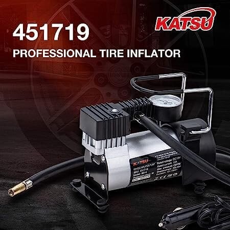 Autokompressori 12V DC 14A 150PSI, Katsu Tools hinta ja tiedot | Sähköiset lisätarvikkeet | hobbyhall.fi