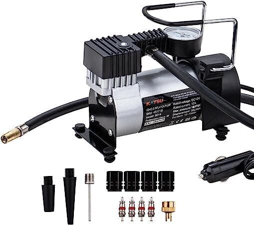 Autokompressori 12V DC 14A 150PSI, Katsu Tools hinta ja tiedot | Sähköiset lisätarvikkeet | hobbyhall.fi