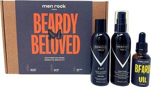 Parranhoitosarja Men Rock Beardy Beloved Soothing Oak Moss Beard Kit hinta ja tiedot | Men Rock Hajuvedet ja kosmetiikka | hobbyhall.fi