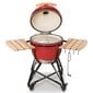 Keraaminen grilli KAMADO BONO MEDIA 52 cm, punainen hinta ja tiedot | Grillit | hobbyhall.fi