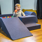 KiddyMoon vaahtomuovileikkipaikka , neliö pallomeri (300 palloa ∅ 7cm/2.75in), tummansininen:lgreen/ye hinta ja tiedot | Vauvan lelut | hobbyhall.fi