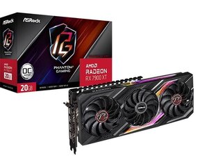 ASRock AMD Radeon RX 7900 XT Phantom Gaming 20GB OC (RX7900XT PG 20GO) hinta ja tiedot | Näytönohjaimet | hobbyhall.fi