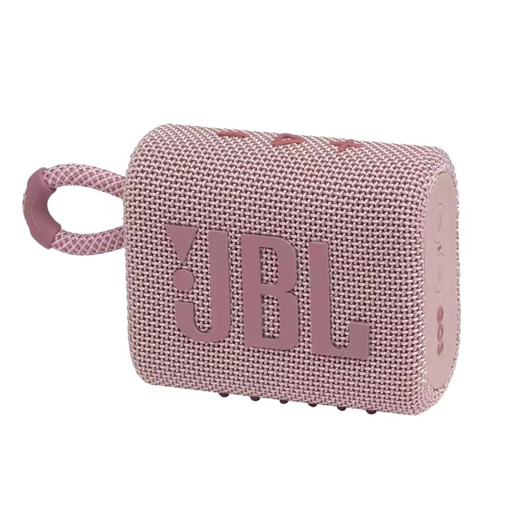 JBL Go 3 JBLGO3PINK hinta ja tiedot | Kaiuttimet | hobbyhall.fi