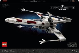 75355 LEGO® Star Wars X-wing-tähtihävittäjä hinta ja tiedot | LEGOT ja rakennuslelut | hobbyhall.fi