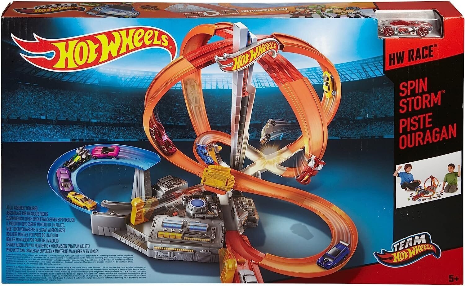 Hot Wheels Spin Storm hinta ja tiedot | Poikien lelut | hobbyhall.fi