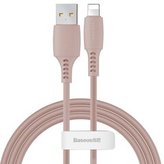 Baseus CABLE LIGHTNING USB 1.2M/PINK CALDC-04 BASEUS hinta ja tiedot | Puhelinkaapelit | hobbyhall.fi