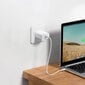 UGREEN UGREEN USB-C seinälaturi, 30W + USB-C kaapeli (valkoinen) hinta ja tiedot | Puhelimen laturit | hobbyhall.fi