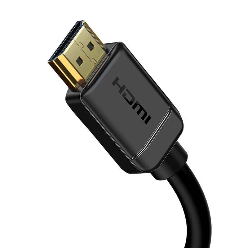 Baseus HDMI–HDMI Baseus High Definition -kaapeli 0,5 m (musta) hinta ja tiedot | Kaapelit ja adapterit | hobbyhall.fi