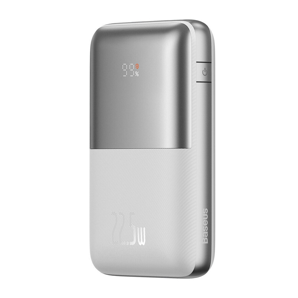 Baseus Powerbank Baseus Bipow Pro 20000mAh, 2xUSB, USB-C, 22,5W (valkoinen) hinta ja tiedot | Varavirtalähteet | hobbyhall.fi