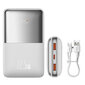 Baseus Powerbank Baseus Bipow Pro 20000mAh, 2xUSB, USB-C, 22,5W (valkoinen) hinta ja tiedot | Varavirtalähteet | hobbyhall.fi