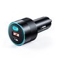 CHOETECH Choetech TC0011 autolaturi 130W 2x USB C 1x USB A (musta) hinta ja tiedot | Puhelimen laturit | hobbyhall.fi