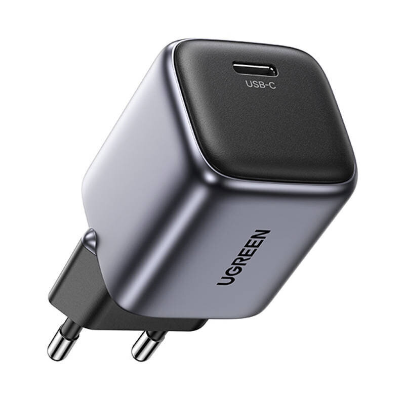 UGREEN UGREEN CD318 Nexode mini, USB-C, PD3.0, QC4.0, GaN, 20 W laturi (harmaa) hinta ja tiedot | Puhelimen laturit | hobbyhall.fi