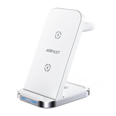 Acefast 3in1 Qi induktiivinen laturi jalustalla Acefast E15 15W (valkoinen) hinta ja tiedot | Acefast Puhelimet, älylaitteet ja kamerat | hobbyhall.fi
