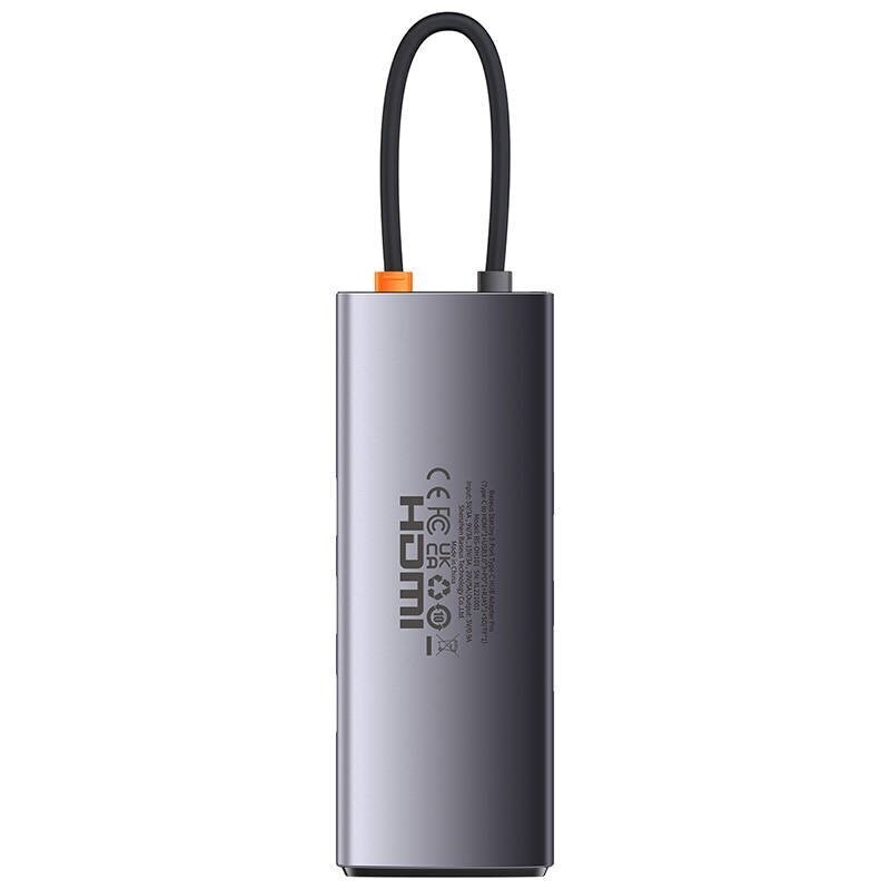 Baseus Baseus StarJoy Metal Glam Series 8-in-1 -keskitin, USB-C - HDMI + 3 x USB 3.0 + USB-C PD + RJ45 + SD/TF hinta ja tiedot | Adapterit | hobbyhall.fi