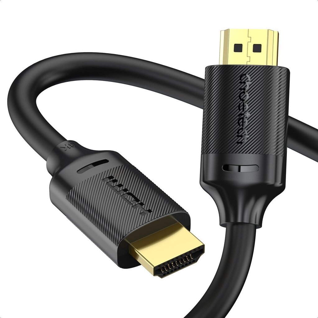 CHOETECH HDMI-HDMI-kaapeli Choetech XHH-TP20 8K, 2m (musta) hinta ja tiedot | Kaapelit ja adapterit | hobbyhall.fi