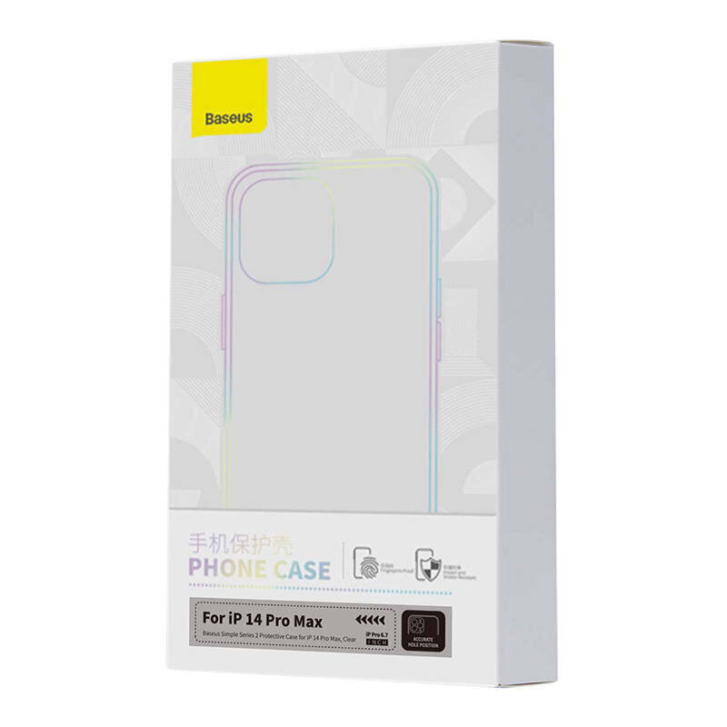 Baseus Transparent Case Baseus Simple iPhone 14 Pro Maxille hinta ja tiedot | Puhelimen kuoret ja kotelot | hobbyhall.fi