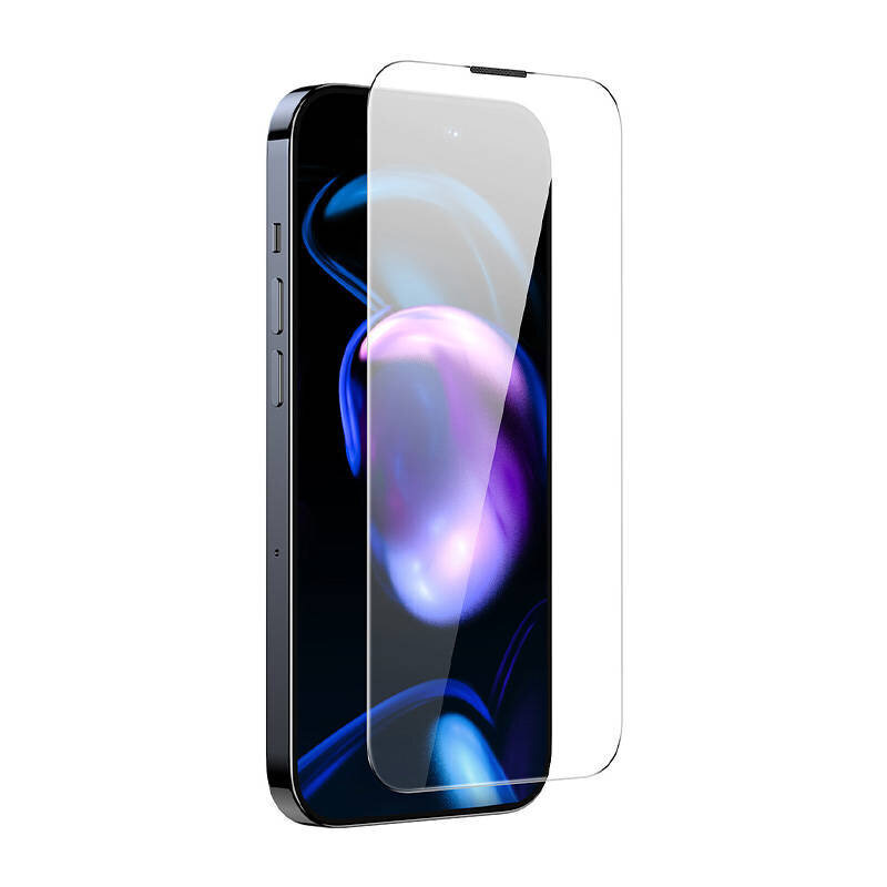 Baseus Baseus Schott HD karkaistu lasi pölysuodattimella 0,3 mm iPhone 14 Prolle hinta ja tiedot | Näytönsuojakalvot ja -lasit | hobbyhall.fi