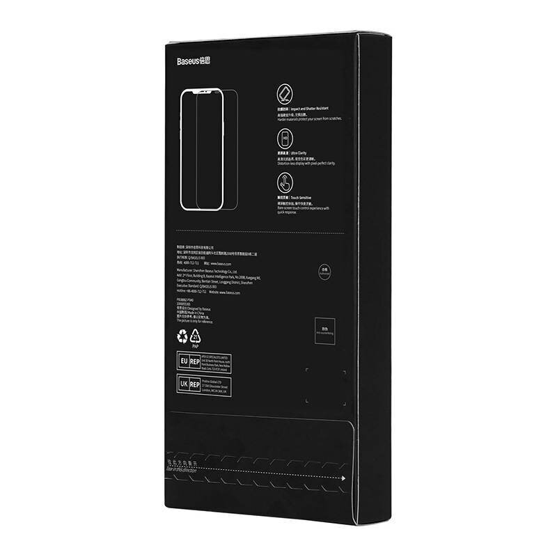 Baseus Tempered Glass Baseus 0,4mm Iphone 12/12 Pro + puhdistussarja hinta ja tiedot | Näytönsuojakalvot ja -lasit | hobbyhall.fi