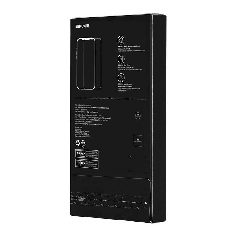 Baseus Tempered Glass Baseus 0,4mm Iphone 12 Pro MAX + puhdistussarja hinta ja tiedot | Näytönsuojakalvot ja -lasit | hobbyhall.fi