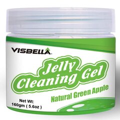 Visbella Jelly Cleaning Gel -puhdistusgeeli, 160 g, Natural Green Apple hinta ja tiedot | Visbella Autotuotteet | hobbyhall.fi