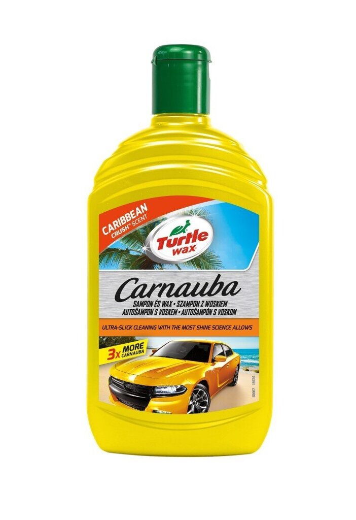 Shampoo karnaubavahalla Turtle Wax 500 ml hinta ja tiedot | Autokemikaalit | hobbyhall.fi