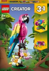 31144 LEGO® Creator eksoottinen pinkki papukaija hinta ja tiedot | LEGOT ja rakennuslelut | hobbyhall.fi