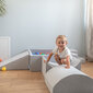 KiddyMoon vaahtomuovileikkipaikka lapsille (300 palloa ∅ 7cm/2.75in), vaaleanharmaa: harmaa/valkoinen hinta ja tiedot | Vauvan lelut | hobbyhall.fi