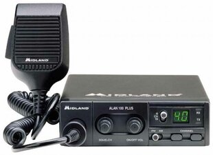Midland Alan 100 Plus CB radiolähetin hinta ja tiedot | Radiopuhelimet | hobbyhall.fi