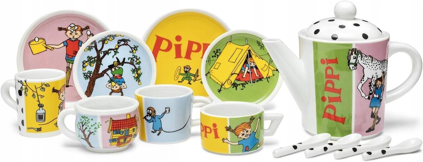 Peppi Pitkätossu teesetti hinta ja tiedot | Tyttöjen lelut | hobbyhall.fi