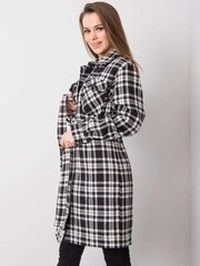 Naisten mustavalkoinen ruudullinen takki. hinta ja tiedot | Naisten takit | hobbyhall.fi