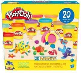 Hasbro Play-Doh muovailuvaha -setti: Monivärinen Magic Pack 20 purkkia (F2829) hinta ja tiedot | Kehittävät lelut | hobbyhall.fi