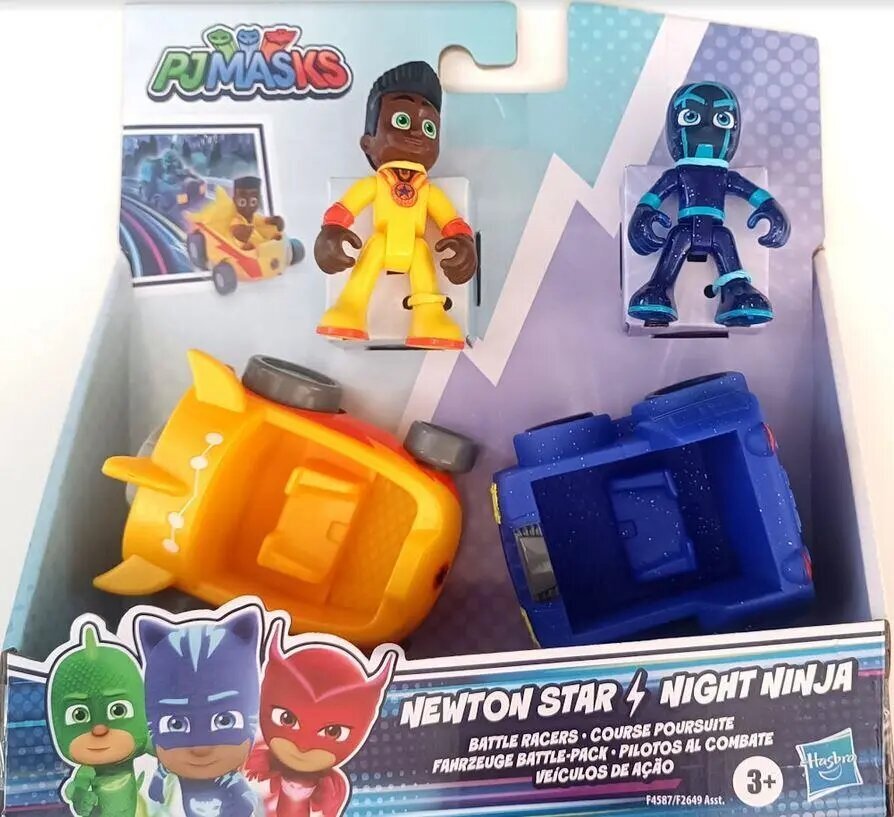 Hasbro PJ -naamarit: Newton Star Night Ninja Battle Racers (F4587) hinta ja tiedot | Poikien lelut | hobbyhall.fi