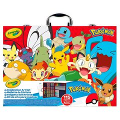 Crayola Pokemon Taiteilijan salkku hinta ja tiedot | Taide- ja askartelutarvikkeet | hobbyhall.fi