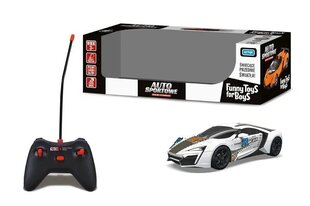 R/C urheiluauto valkoinen hinta ja tiedot | Poikien lelut | hobbyhall.fi