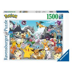 2D palapeli 1500 osaa Pokemon Classic hinta ja tiedot | Ravensburger Lapset | hobbyhall.fi