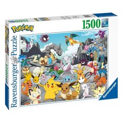2D palapeli 1500 osaa Pokemon Classic hinta ja tiedot | Ravensburger Lapset | hobbyhall.fi