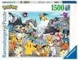 2D palapeli 1500 osaa Pokemon Classic hinta ja tiedot | Palapelit | hobbyhall.fi