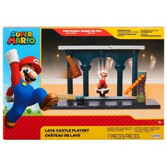 Nintendo Super Mario Lava Castle leikkisetti hinta ja tiedot | Poikien lelut | hobbyhall.fi