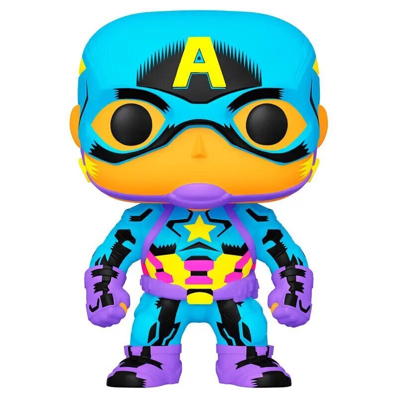 POP-hahmo Marvel Black Light Kapteeni Amerikka hinta ja tiedot | Pelien oheistuotteet | hobbyhall.fi