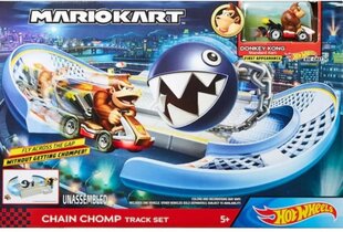 Mattel Hot Wheels: Mariokart Chain Chomp Track Set (GKY48) hinta ja tiedot | Poikien lelut | hobbyhall.fi