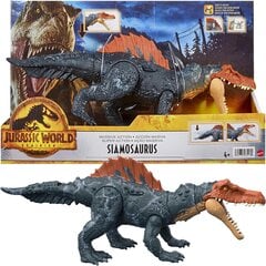 Mattel Jurassic World Dominion: Massiivinen toiminta - siamosaurus (HDX51) hinta ja tiedot | Poikien lelut | hobbyhall.fi