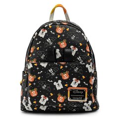 Loungefly Disney Mikki ja Minni Spooky Halloween Reppu + otsapanta setti 27cm hinta ja tiedot | Urheilukassit ja reput | hobbyhall.fi