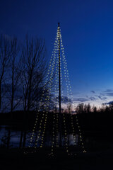 Finnlumor jouluvaloketju lipputankoon, 400 LED hinta ja tiedot | Jouluvalot | hobbyhall.fi