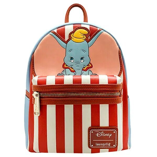 Loungefly Disney Dumbo Stripes reppu 26cm hinta ja tiedot | Urheilukassit ja reput | hobbyhall.fi