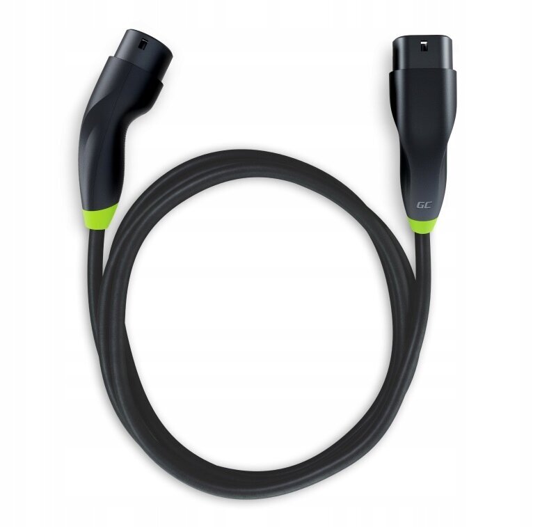 Green Cells - GC SNAP Cable Type 2 sähköauton lataukseen 22kW 7m Tesla Model 3 / s / x / y, Kia EV6, Hyundai Ioniq 5, BMW I3, Ford Mach -E " hinta ja tiedot | Sähköautojen lataustarvikkeet | hobbyhall.fi