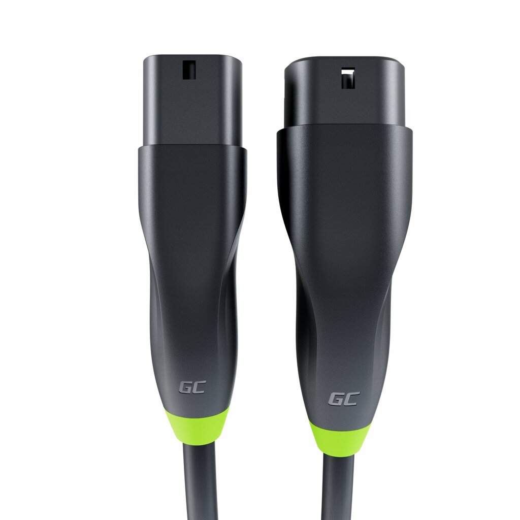 Green Cells - GC SNAP Cable Type 2 sähköauton lataukseen 22kW 7m Tesla Model 3 / s / x / y, Kia EV6, Hyundai Ioniq 5, BMW I3, Ford Mach -E " hinta ja tiedot | Sähköautojen lataustarvikkeet | hobbyhall.fi