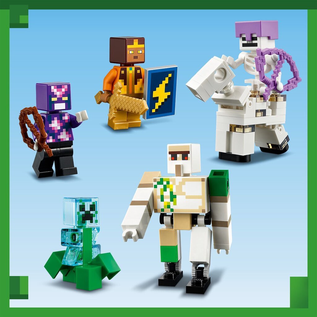 21250 LEGO® Minecraft Rautagolemin linnoitus hinta ja tiedot | LEGOT ja rakennuslelut | hobbyhall.fi